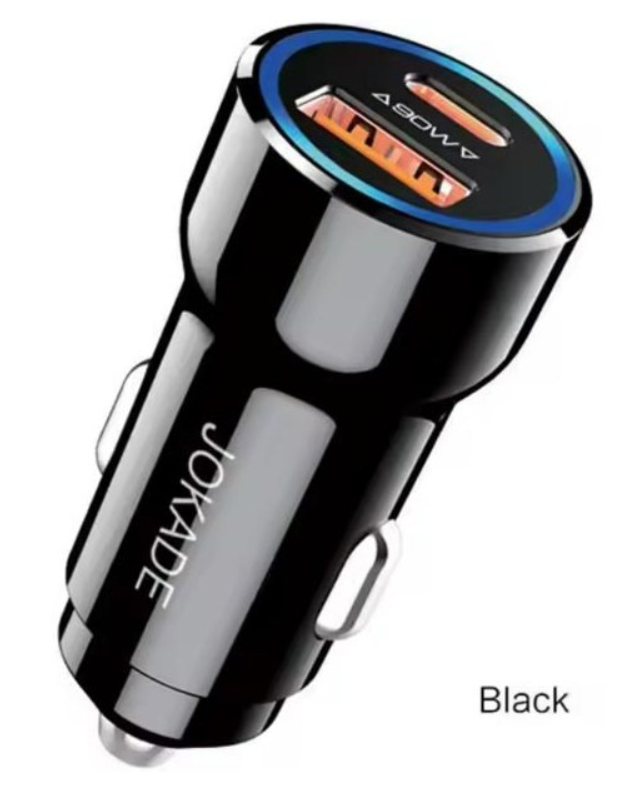 شارژر فندکی JOKADE مدل JH048 توان ۹۰ وات دو پورت