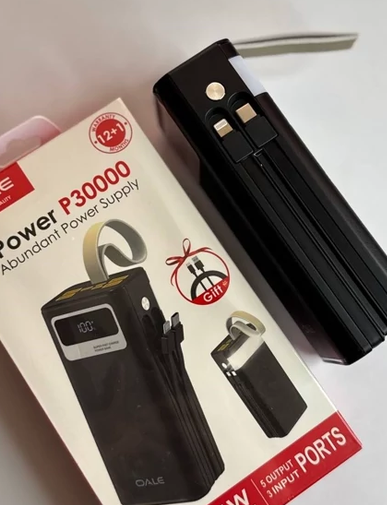 پاور بانک 22.5W P30000 برند OALE سوپر فست