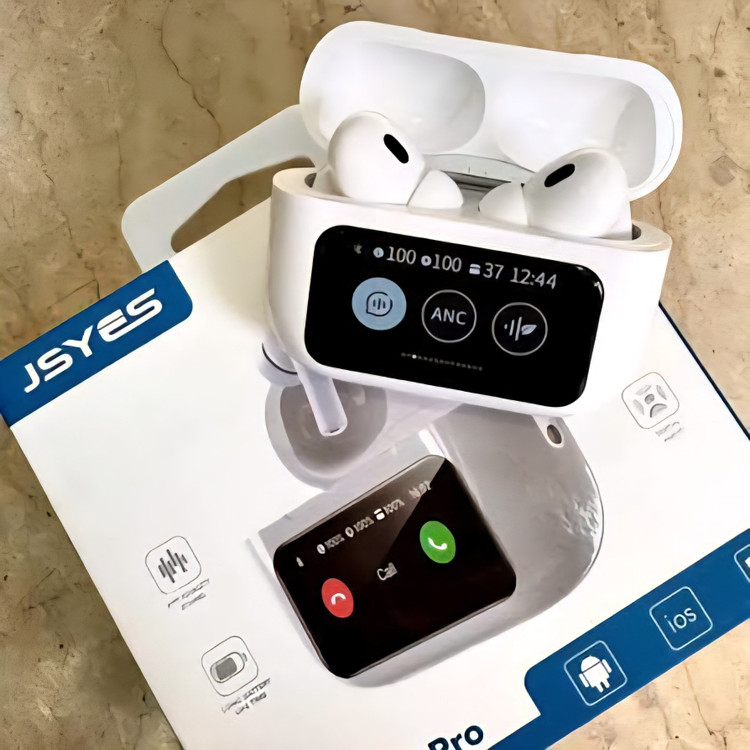 ایرپاد بی سیم JSYES مدل A3 Pods Pro با نمایشگر و نویز کنسلینگ