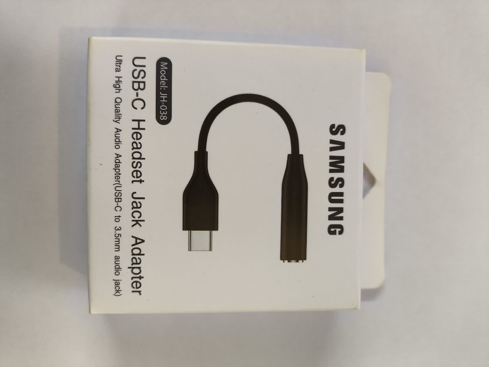 کابل تبدیل USB-C به جک 3.5 میلیمتری سامسونگ مدلJH-038